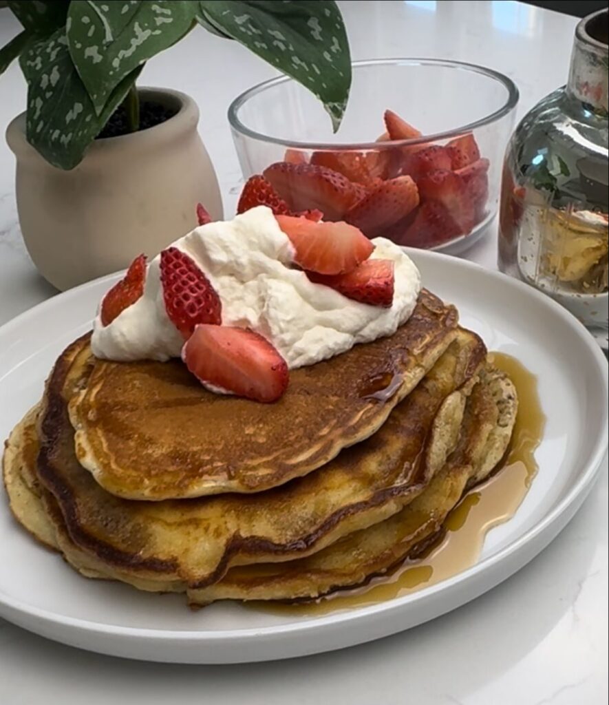 Cinnamon Buttermilk Pancakes