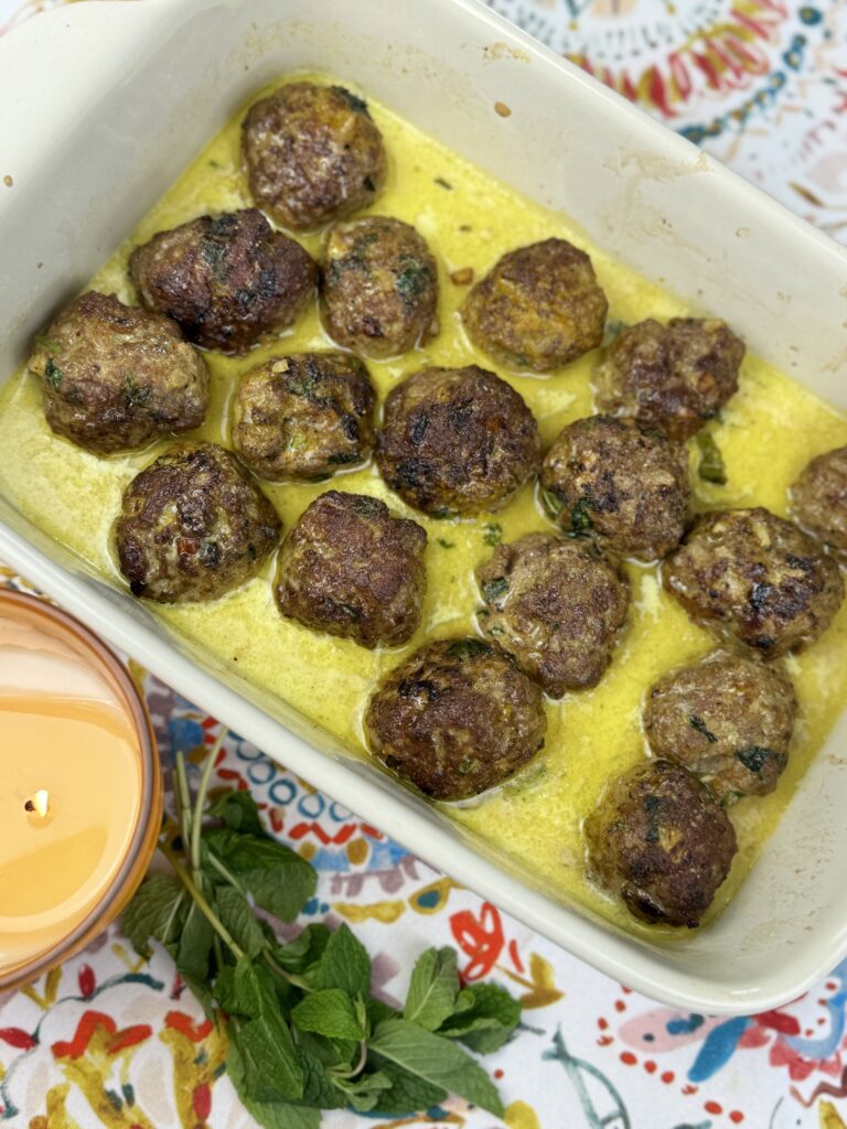 Curry Lamb Meatballs