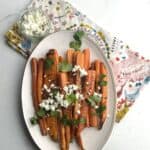 Roasted Carrots with Garlic and Ginger