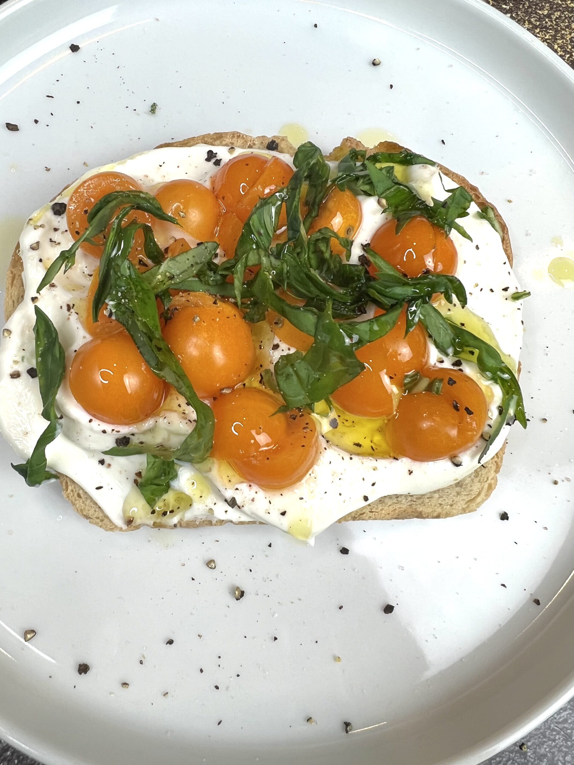 Ricotta and Heirloom Tomato Toast