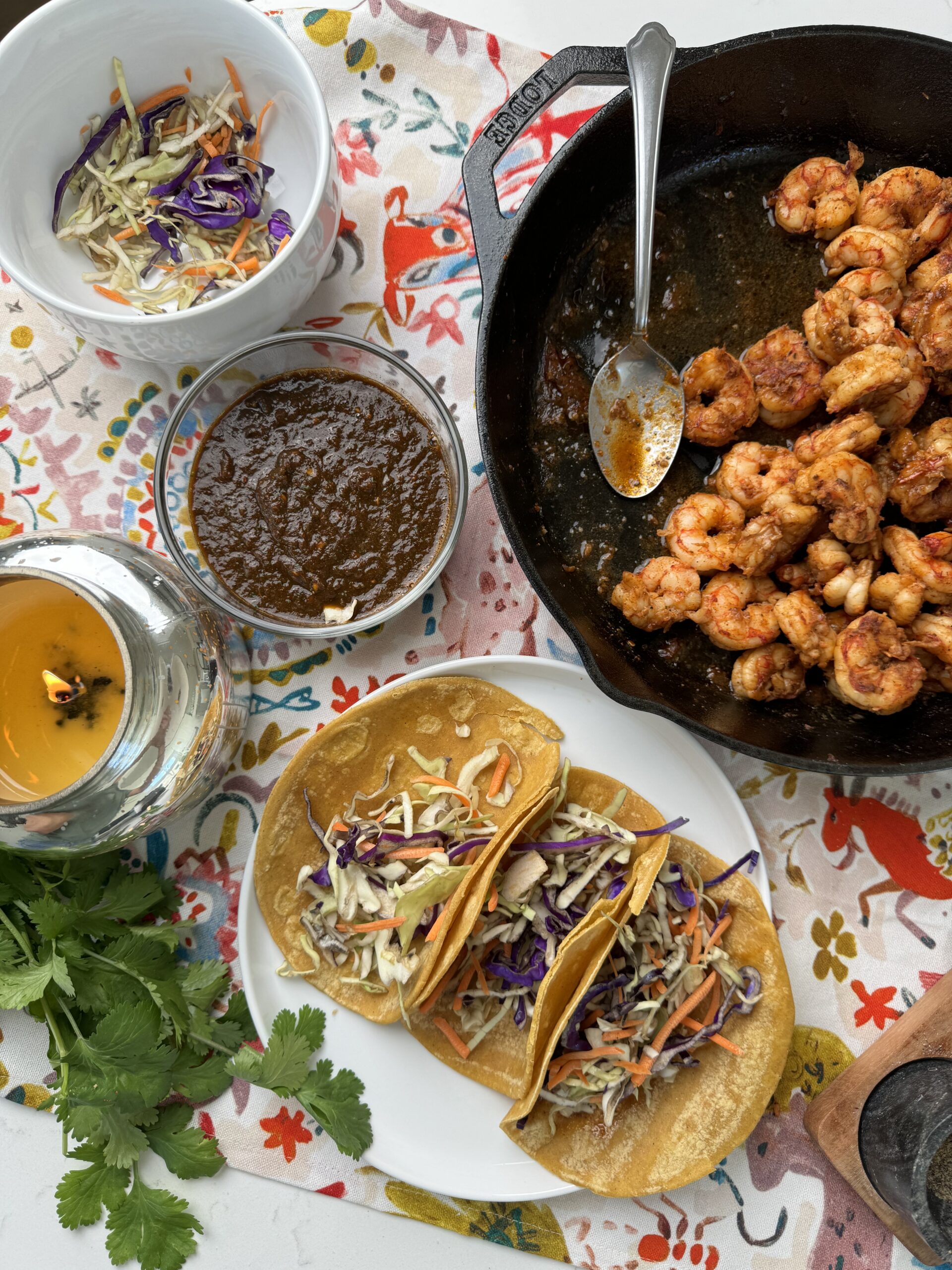 Spice-Rubbed Shrimp Tacos