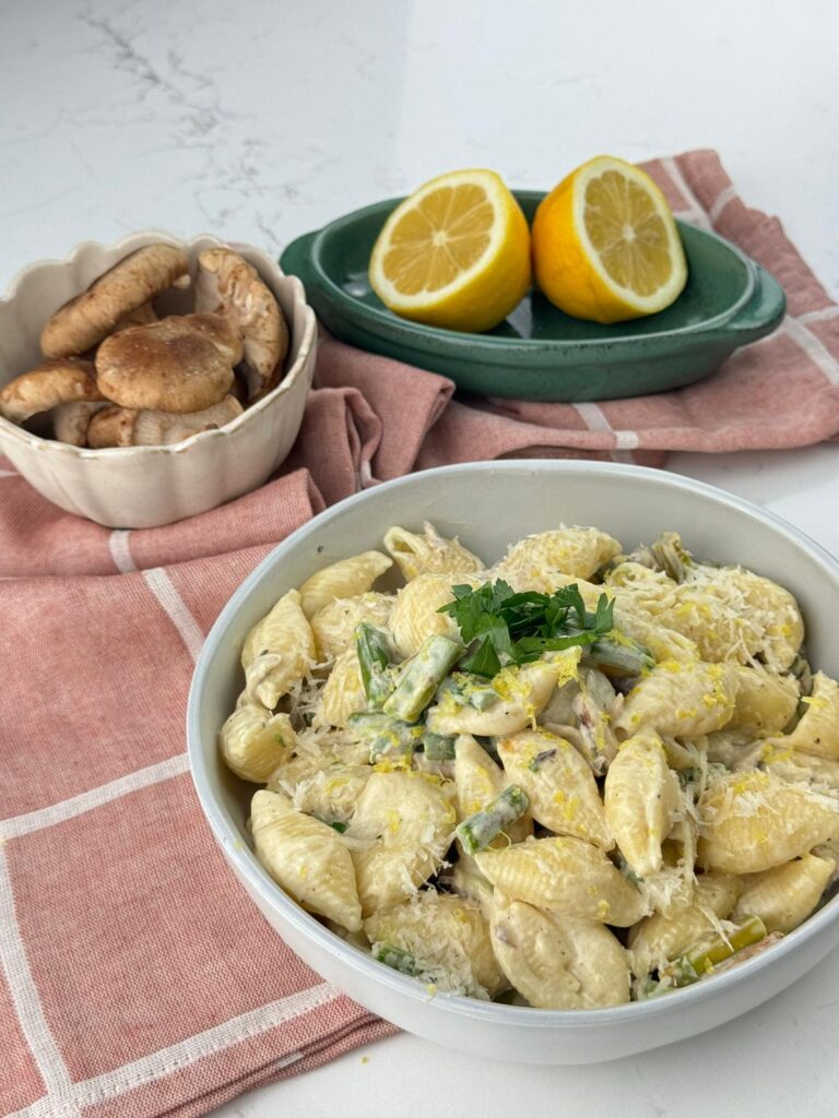 Creamy Lemon Asparagus Pasta