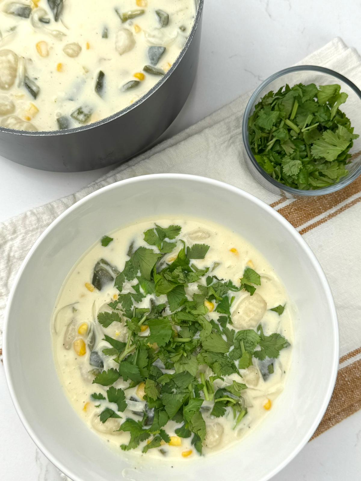 Poblano Rajas Gnocchi