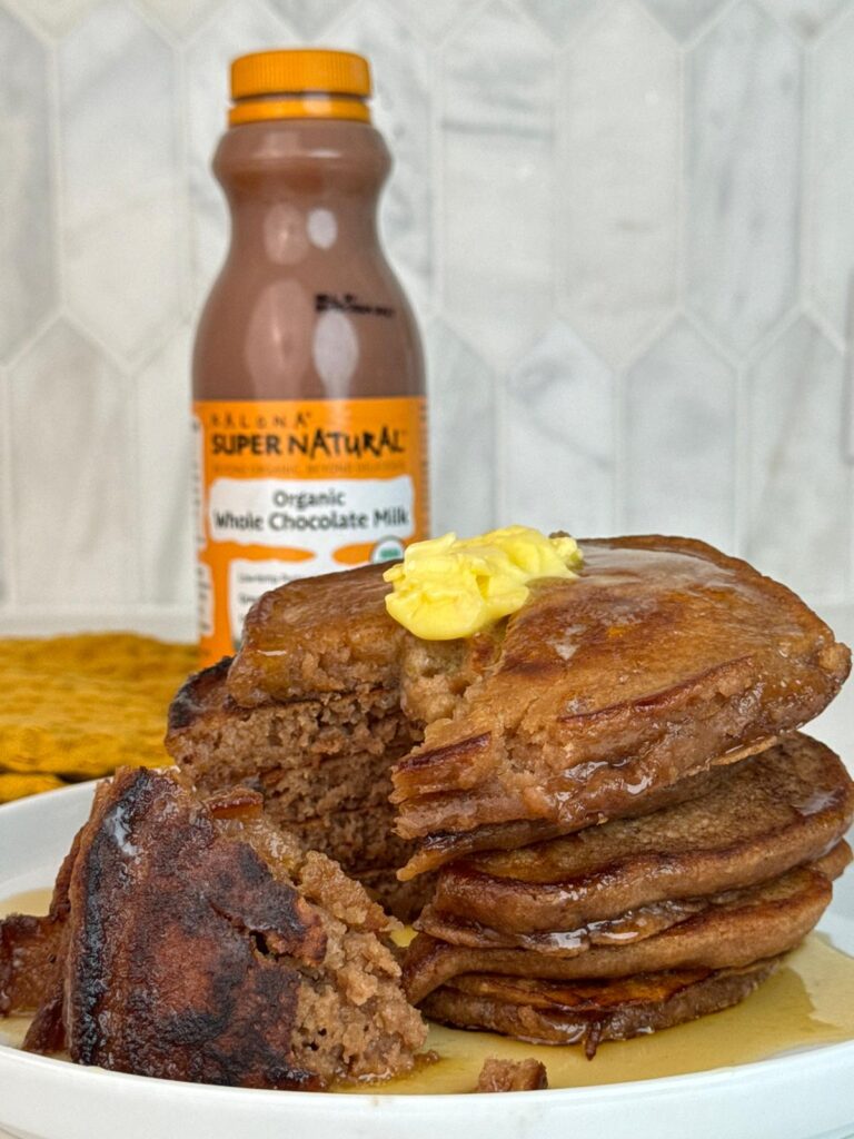 Chocolate Milk Pancakes