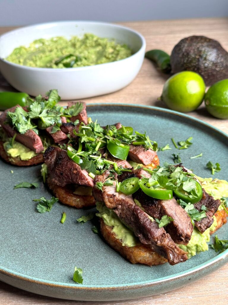 Avocado Steak Hash Browns