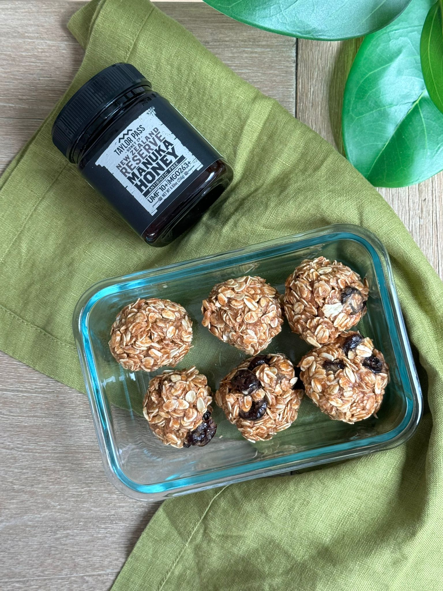 Honey Granola Snack Bites