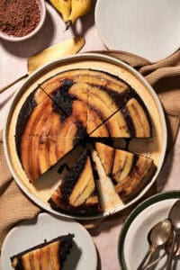 Banana Chocolate Skillet Cake