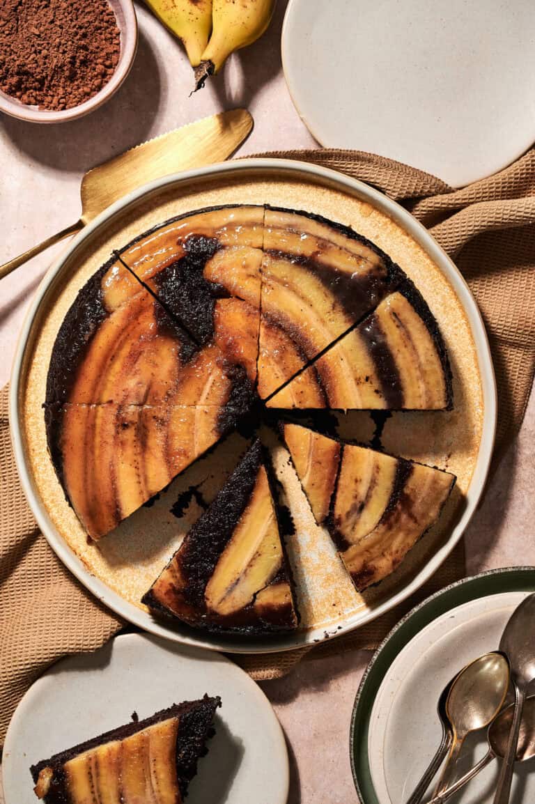 Banana Chocolate Skillet Cake