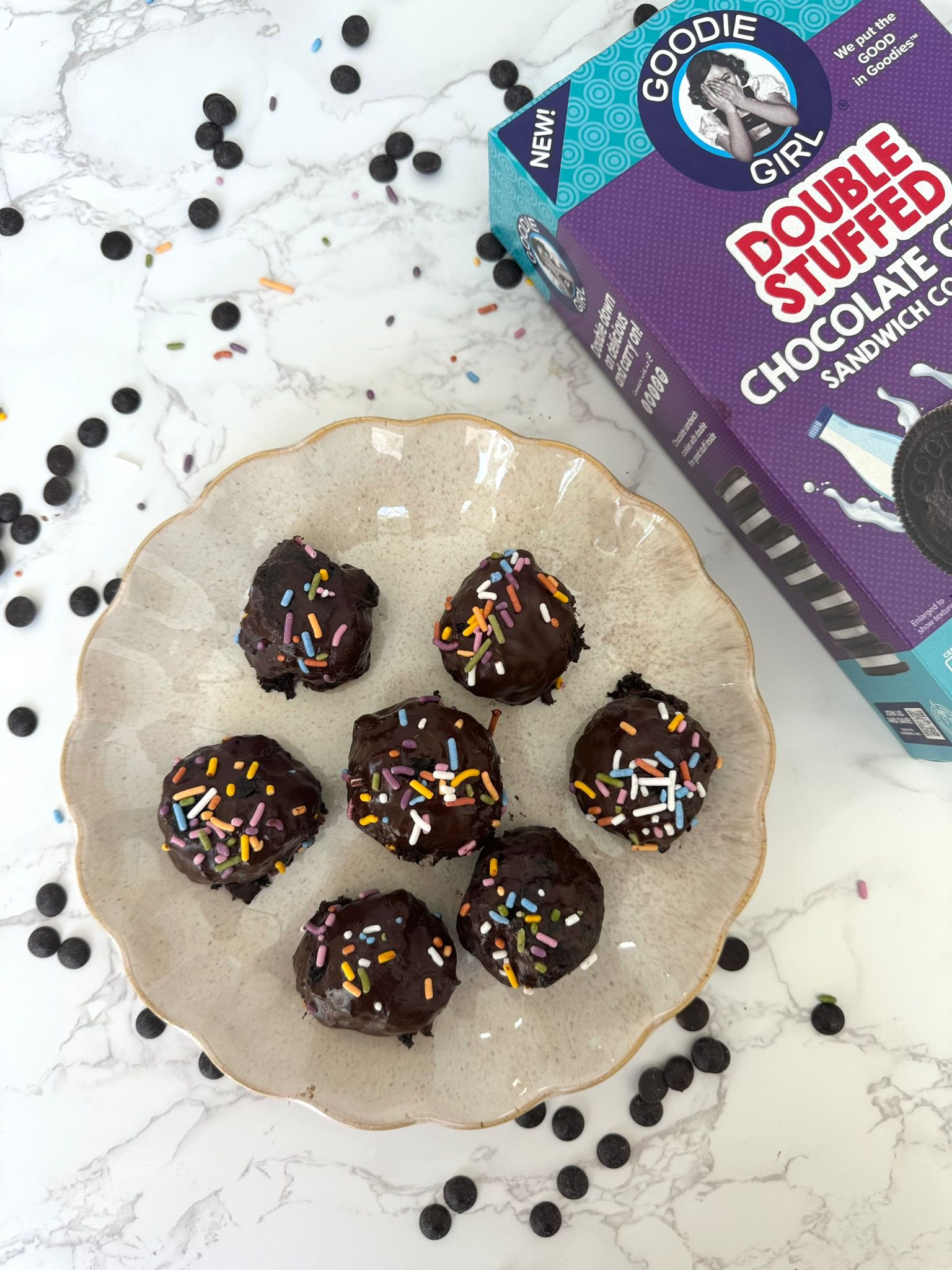 No-Bake Double Stuffed Oreo Cookie Truffles