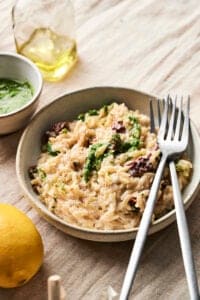 Creamy Lemon Ricotta Orzo
