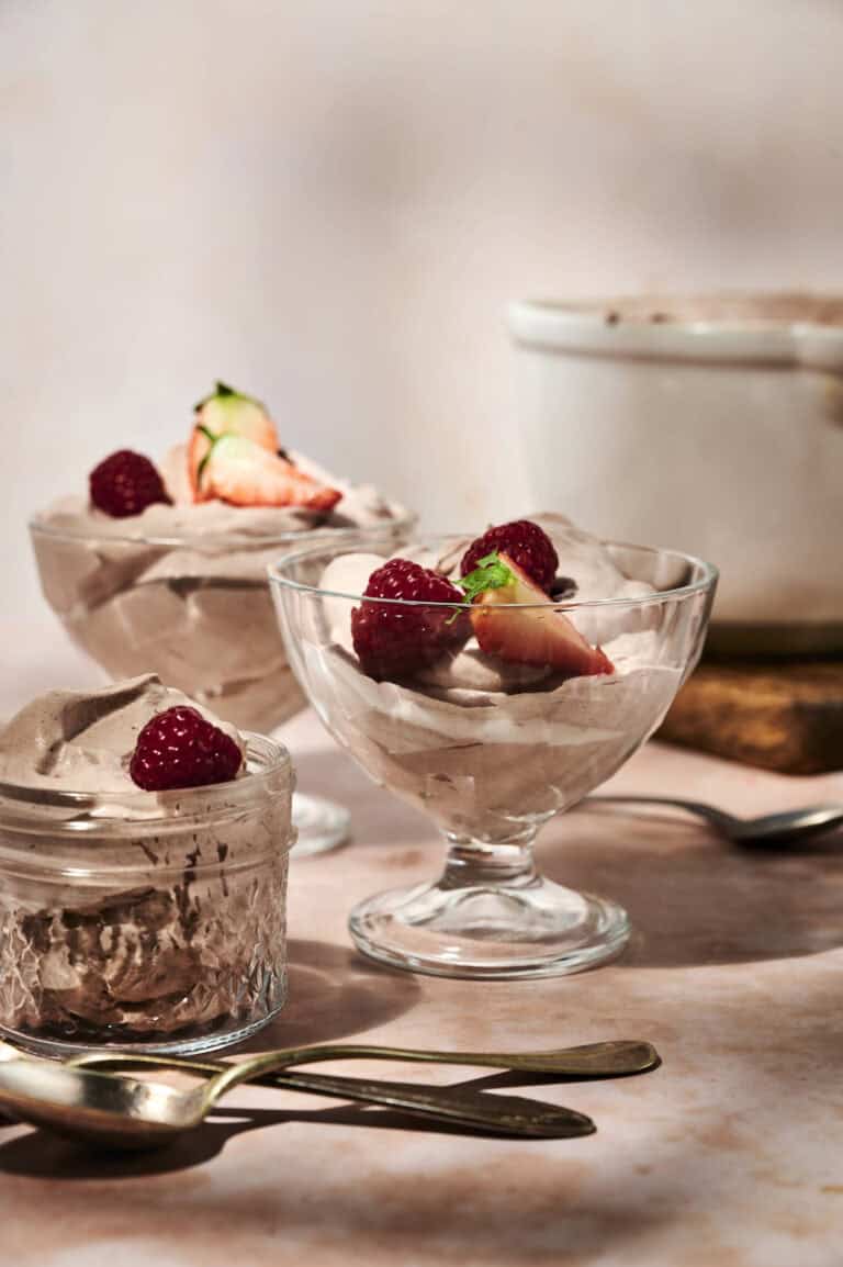 Chocolate Protein Whipped Cream