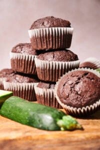 Chocolate Zucchini Muffins