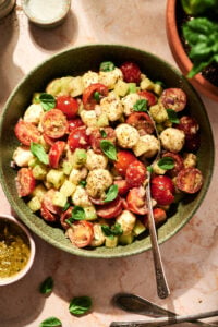 Cucumber Caprese Salad