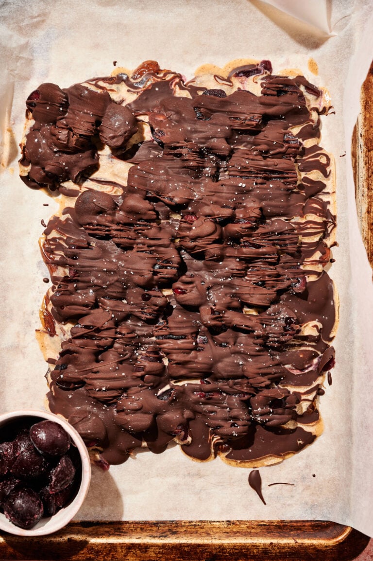 Chocolate Cherry Date Bark