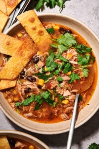 Instant Pot Chicken Tortilla Soup