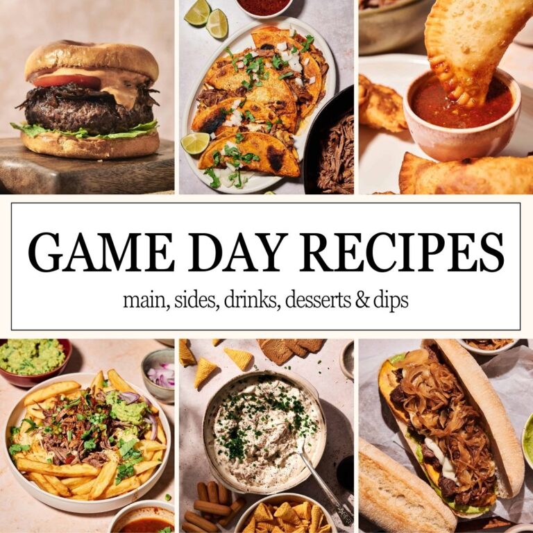 game day recipes