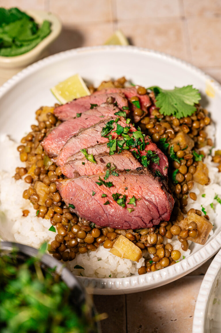 Lentil Menestra y Carne