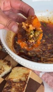 Best Italian Bread Dipping Oil with Olives & Balsamic