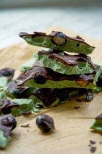 Greek Yogurt Blueberry Bark | Easy High-Protein Snack